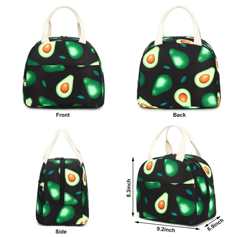 Lunch Bag for Girls Women, Reusable Insulated Lunch Tote Lunch