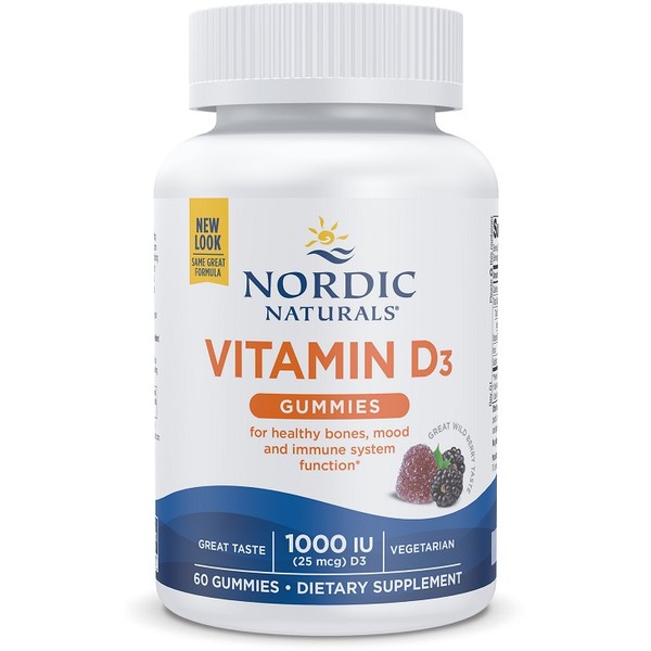Nordic Naturals Vitamin D3 1000IU Gummies 60