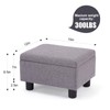 BAKSEA Small Foot Stool Under Desk Foot Stools Ottoman Footstool