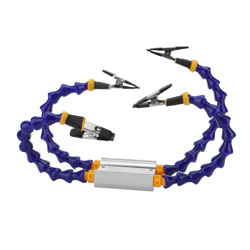 Soldering Helping Hands ABS Flexible Arm Aluminum Alloy Base Third