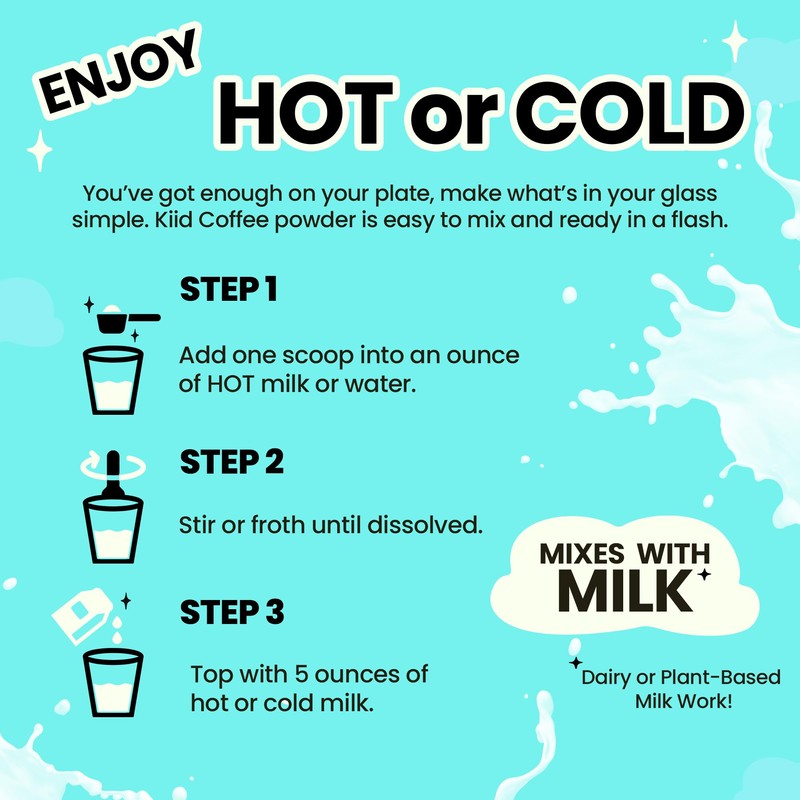 Kiid Coffee - 99.9% Caffeine-Free Organic Coffee for Kids -