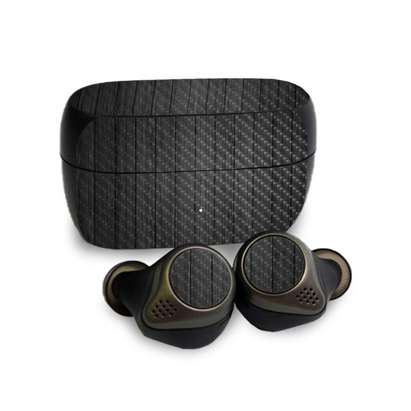 MightySkins Carbon Fiber Skin Compatible with Jabra Elite 85T -