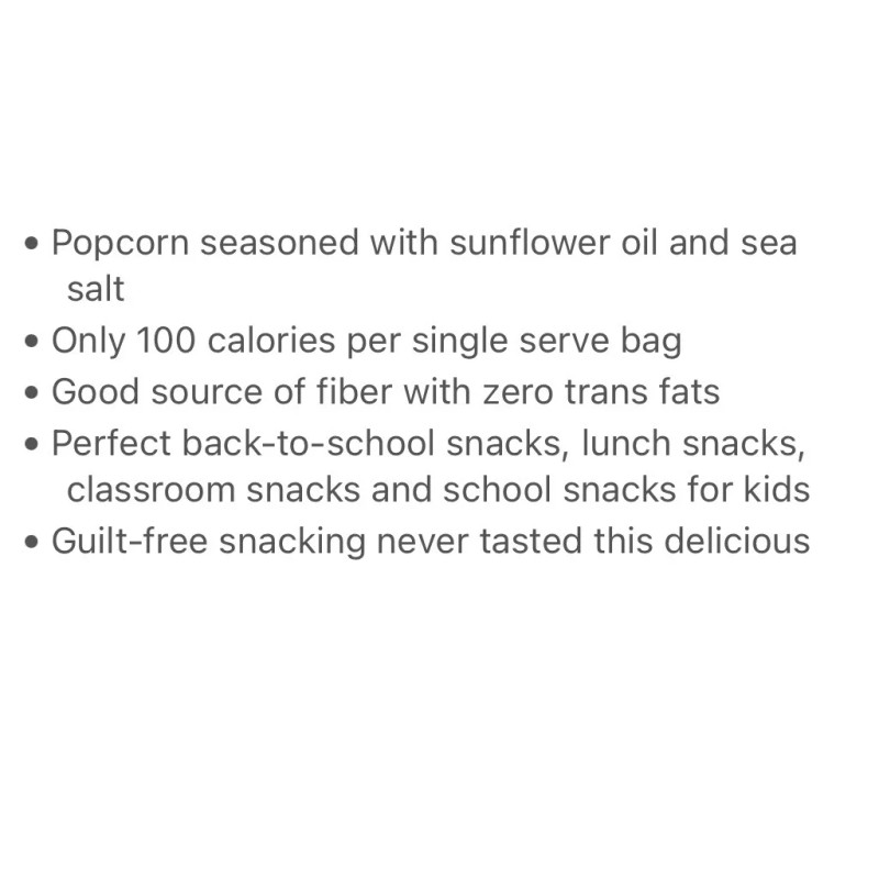 SkinnyPop Popcorn Original Snack Bags (0.65 oz., 28 ct.)
