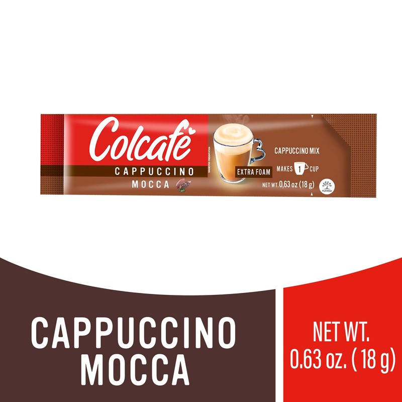 Colcafe Instant Mocca Cappuccino, 6 sticks per pack, Pack of