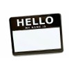 Hello My Name Is Pin ( With Dry Erase Board