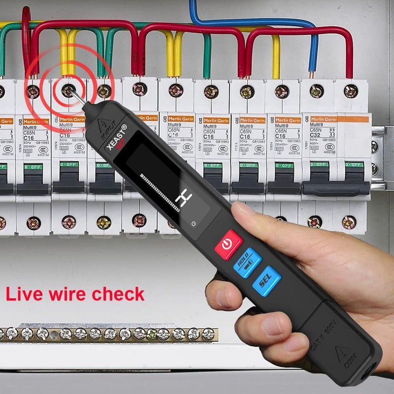 Digital Multimeter with 6000 Counts, XE-7 Auto Range Pen Multimeter