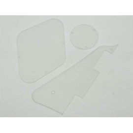 Dopro Clear LP Pickguard Transparent Backplate Switch Cavity Covers for USA Gibson Les Paul