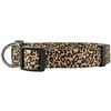 Collares de perro con estampado animal nativo (mediano, leopardo)