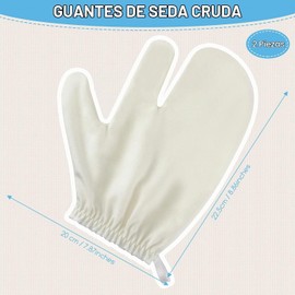 Guantes de Seda Exfoliantes Leelosp – Masaje Seco y Ducha