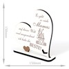 Decorative Stand Heart Saying "Beste Mama der Welt" Sign 15