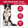 Country Kitchen Rawhide Free Twists Dog Chews, Made with Real