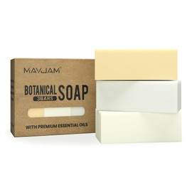 Natural Soaps made with Premium Essential oils Body Soap Bars Variety Soap Pack Tea Tree Scented Cleaning Soap 3 Bars Pure Plant Oil Bath Soap for All Skin Types Soap Gift Set Cold Process 3.5 oz