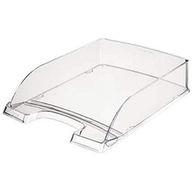 Leitz Plus Slim Letter Tray for A4, transparent