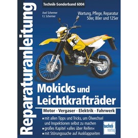 Mokicks und Leichtkrafträder: Motor - Vergaser - Elektrik - Fahrwerk (Reparaturanleitungen)