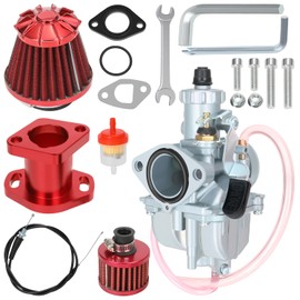 YOXUFA VM22 Carburetor Kit 212cc Carb Replacement for Predator 212cc 224cc Coleman CT200U CT200U-EX BT200X GX160 GX200 196cc 6.5HP Baja Warrior MB200 Axis M200 Mini Bike Go Kart Parts