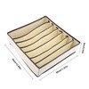 Ftvogue - Organizador divisor plegable para cajón, para brasieres, ropa