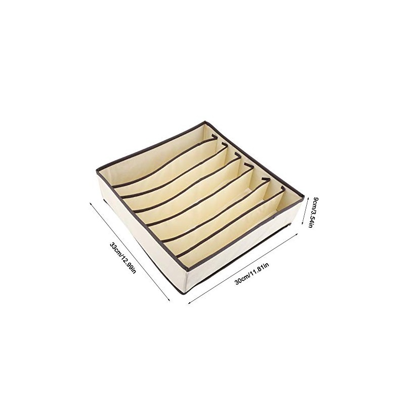 Ftvogue - Organizador divisor plegable para cajón, para brasieres, ropa