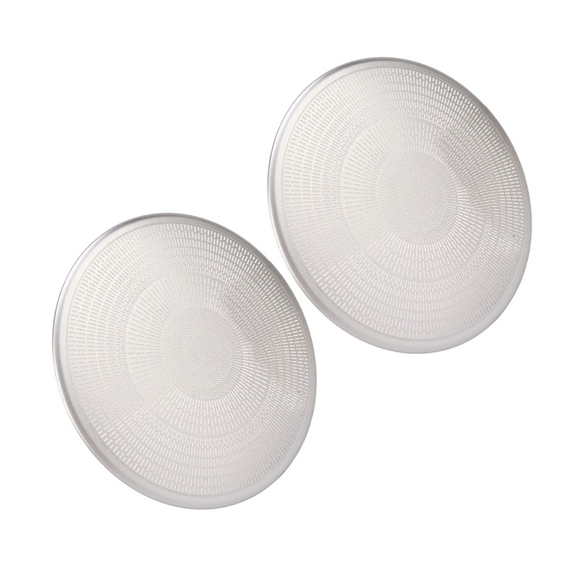 2PCS Car Audio Speaker Cover Stainless Steel Replacement for FJ