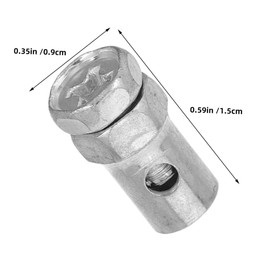 BUGUUYO 20pcs Metal Atv Brake Cable Crimp Ends Kit for Easy Installation Throttle Cable Stoppers for Off-road Quad Beach and Outdoor Adventures