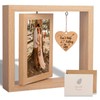 GUANKE Couple Picture Frames, Rotating Romantic Picture Frames for Boyfriend,