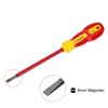sourcing map 5pcs 1000v Insulated Electrician Screwdriver 6x150mm CR-V Magnetic