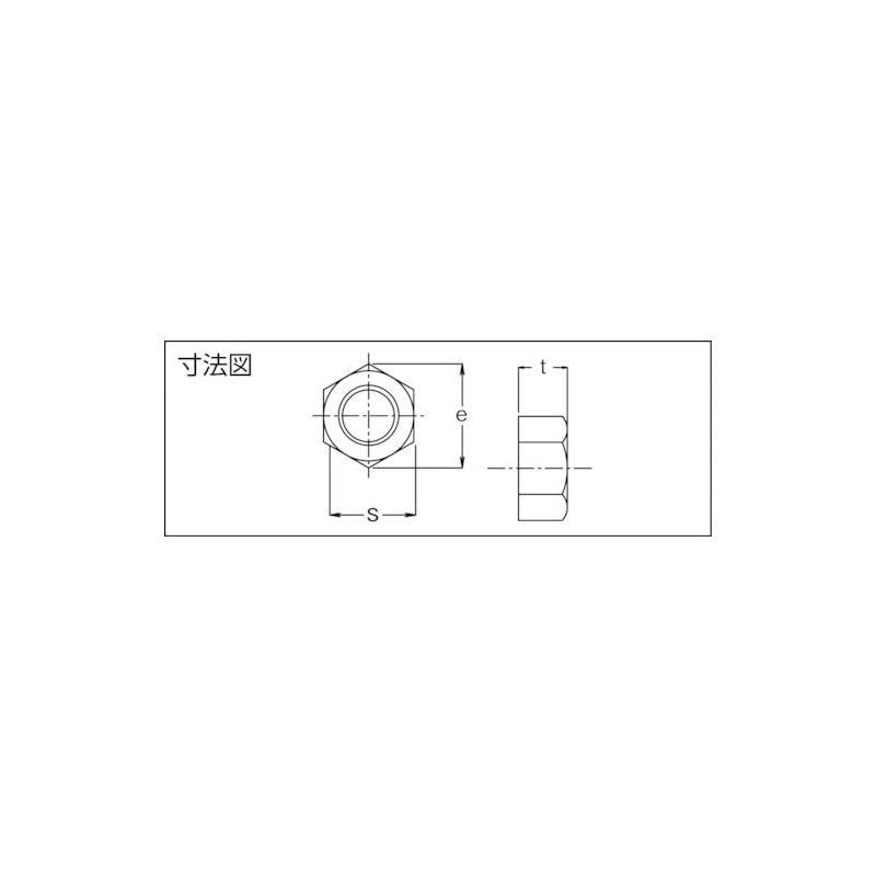 TRUSCO TB94-0008 Hex Nuts, 1 Type Titanium Strength Ti2, Size: