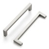 Ravinte 10 Pack Solid Kitchen Cabinet Handles Brushed Nickel Cabinet