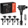 A-Premium Set of 8 Ignition Coil Pack and Iridium Spark