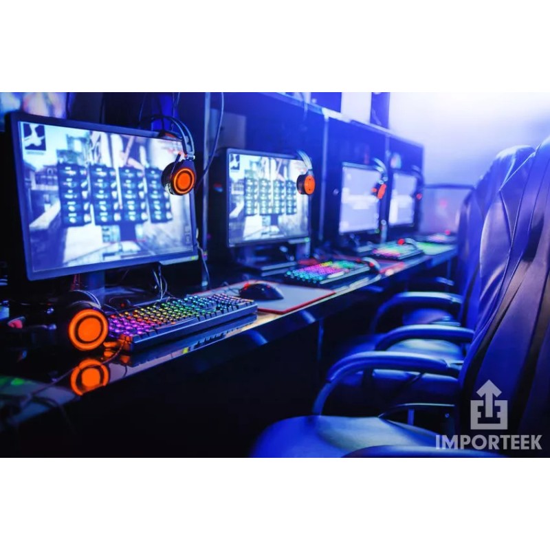 Importeek Teclado Gamer Luz Rgb Qwerty Iluminado Led Usb Alambrico