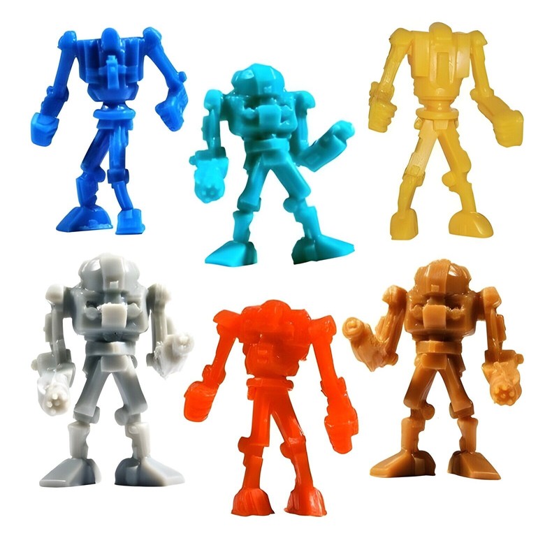 AAG Tiny Warbots Robot Plastic Figures Lot of 20