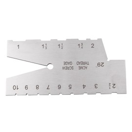 Tiardey Welding Gauge Stainless Steel,Metal Sheet Thickness Gauge Welding Inspection Tool,29 Degree Pitch Grinding Gage