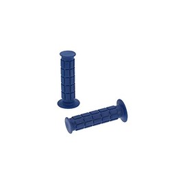 Set of rubber for throttle grip and grip waffle pattern, blue, for Simson S50, S51, S70, SR50, SR80