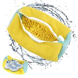 Yuragim Laundry Net Laundry Bag for Shoes Trainers, Washing Machine Shoe Large with Zip for Sneakers/Socks/Bras Multi Protection Laundry Net Laundry Bag for Washing Machine Travel Apartment Storage