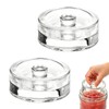 2 Pack Glass Fermentation Weights, 7cm Wide Mouth for Fermenting