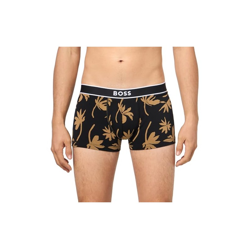 BOSS Bold Logo Patterned Trunk, Carmel Palm Leaf, M