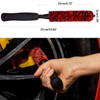 bzczh Metal-Free Wheel Brushes(3 Pack), Wheel Brush, Soft, Dense Fibers