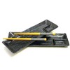 Sushi Set Made In Japan - MySushiSet Black Obsidian Ceramic Sushi Plate Set for Two
