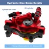 Mgoodoo MTB Hydraulic Disc Brake Set, Bicycle Disc Brake Sets