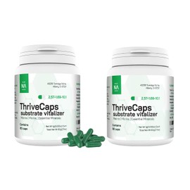 ThriveCaps | Aquarium Root Tab/Caps | NA Premium Root Caps 60 Count(1 gram Each) (2x60ct Jars)