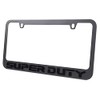 SUPER DUTY Stealth Blackout License Plate Frame - Black with