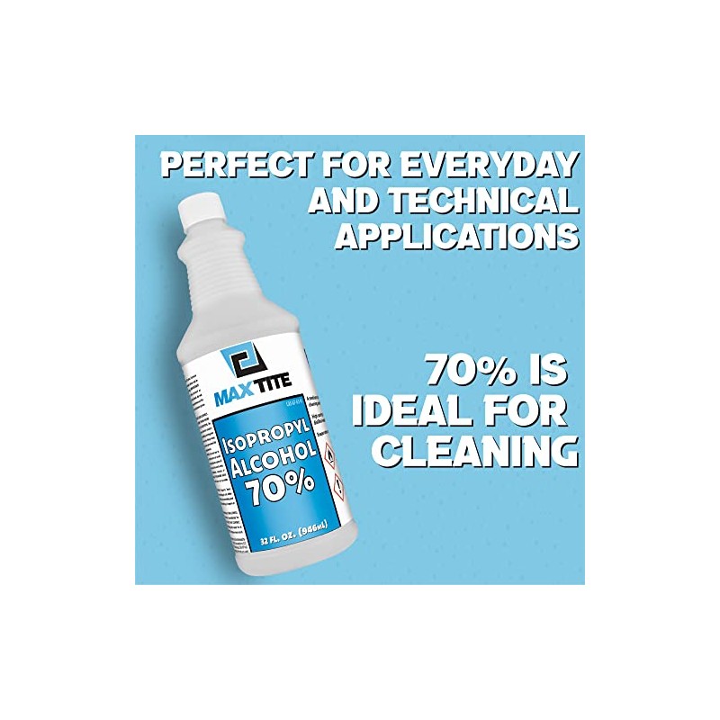 MAXTITE Isopropyl Alcohol 70% (4 Gallons (32oz, 16 Pack))