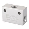 Baomain Aluminium Alloy One Way Quick Exhaust Air Shuttle Valve
