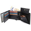 Fa.Volmer® Men's Genuine Leather Wallet with RFID Protection Black