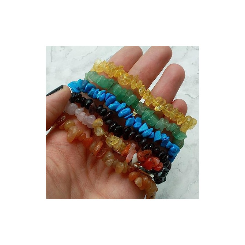 CrystalAge Howlite Gemstone Chip Bracelet