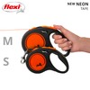 Flexi New Neon Tape Green Medium 5m Retractable Dog Leash/Lead