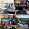 Upgraded 8.8 Inch Small Touchscreen Monitor, PC Temperature Display, PC