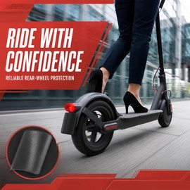 GXGM Porta targa per monopattino,porta targa monopattino elettrico, Supporto per Targa Monopattino con Viti, adesivo riflettente rosso per supporto targa,Compatibile con M365 Pro 2