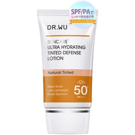 DR.WU (Doctor Wu) 【Sunscreen・Makeup Base】Colored Zinc Oxide Free SPF50+ PA+++ Sunscreen + Moist Hyaluronic Acid Ceramide Formula Tone Up UV Care Face Neck Sensitive Skin Low Irritation Moisturizing