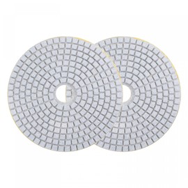 sourcing map Diamond Polishing Pad 5-Inch 150 Grits Wet/Dry Grinding for Stone Concrete Marble Countertop Floor 2pcs