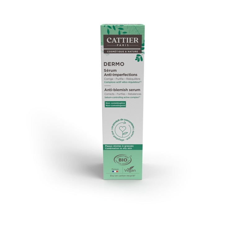 Cattier Serum gegen Unreinheiten – Mischhaut bis fettige Haut –